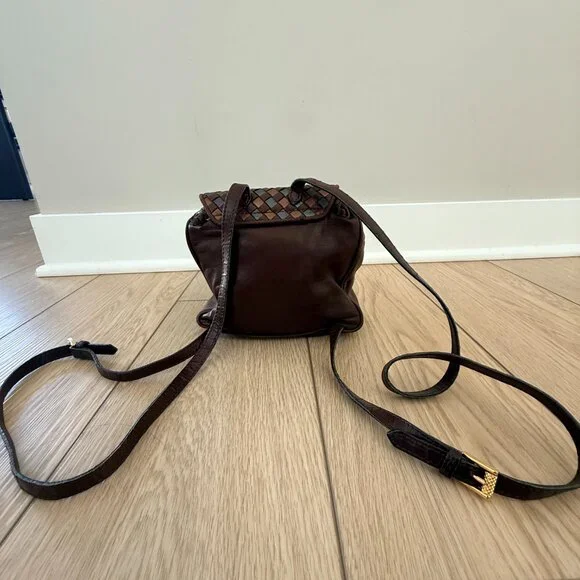 Bottega Veneta Intrecciato Vintage Mini Leather Backpack